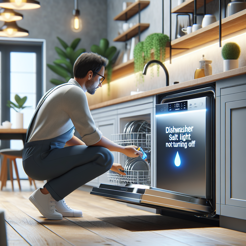 Bulaşık Makinesi Tuz Işığı Sönmüyor Neden?